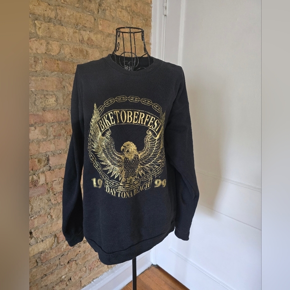 🏍 Daytona Biketoberfest Vintage Sweatshirt - Picture 7 of 9